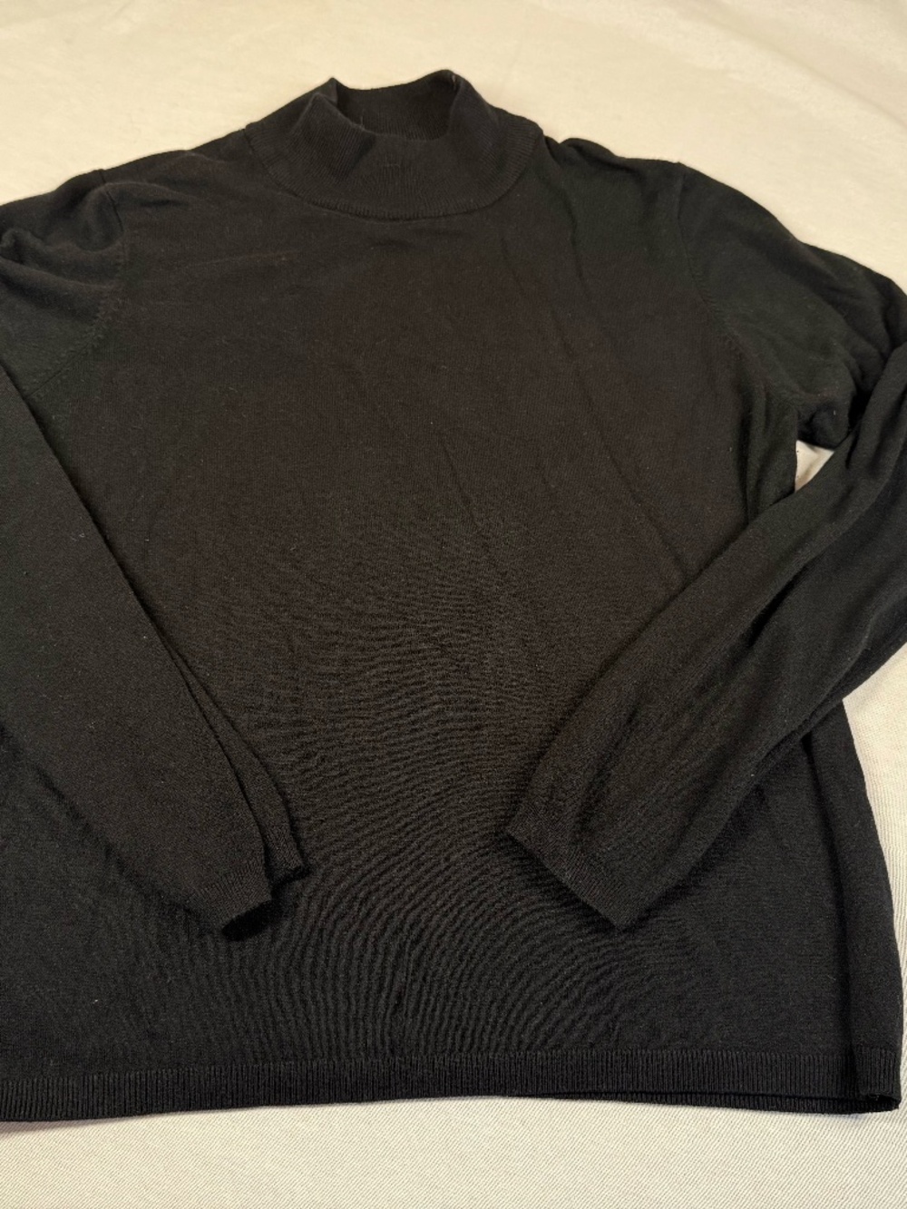 Philosophy Women's Long Sleeve High Neck Sweater Size XL - Black